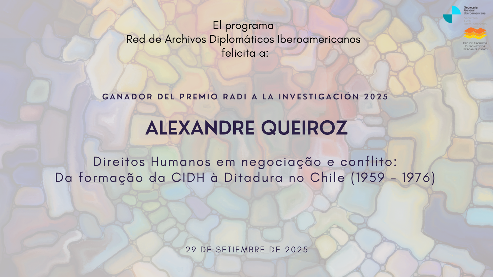 Premio RADI a la Investigación, 2025